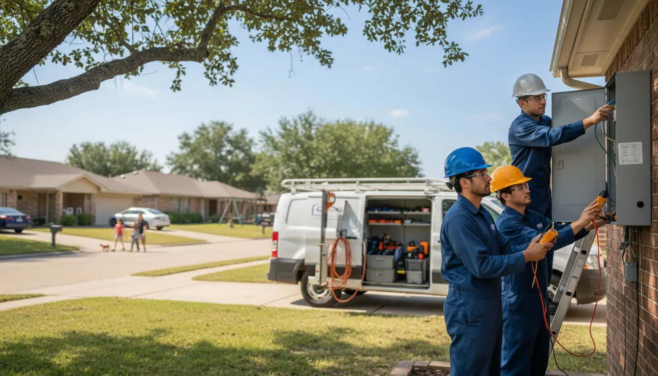 Certified electrician providing emergency electrical services in Scobey, MS